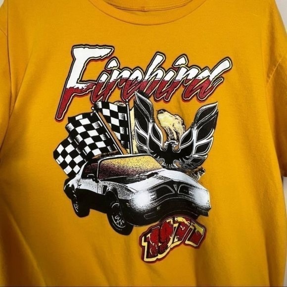 1977 Firebird Yellow T-Shirt Size XL - Picture 3 of 4